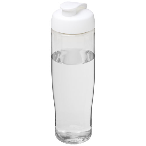 Bouteille de sport publicitaire 700ml H2O Active® Translucide et Blanc